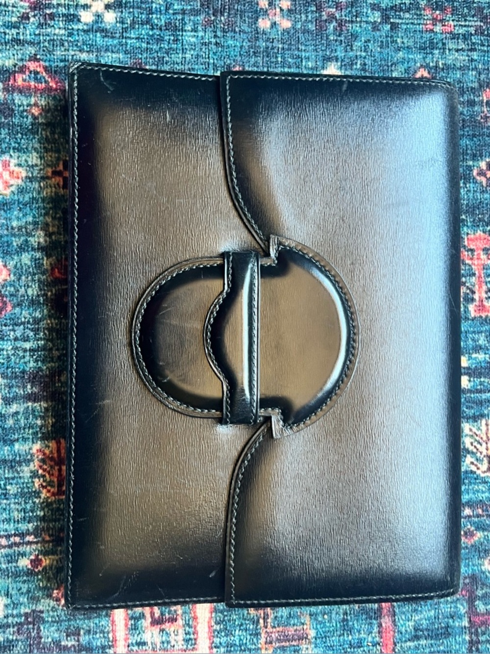 Hermes Faco Clutch in black - Picture 8 of 12